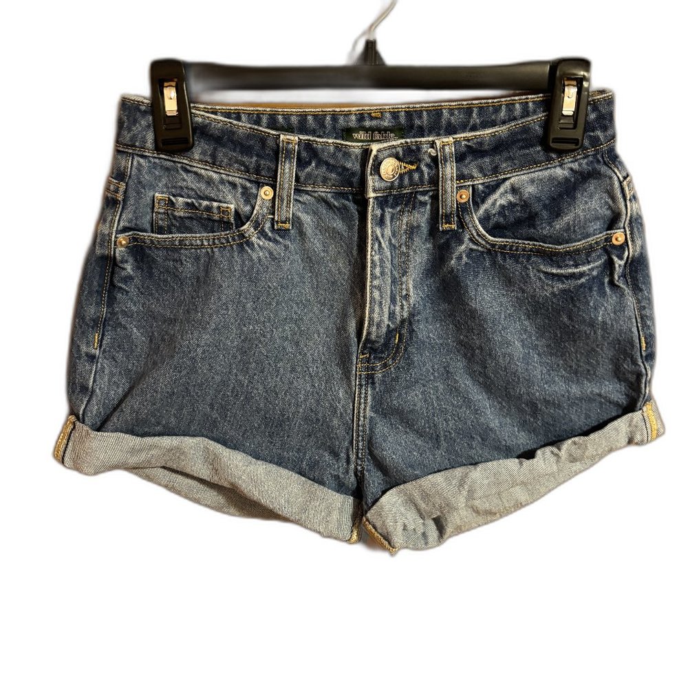 Wild Fable Highest Rise Mom‎ Jean Shorts 'Happy' Womens 2/26R